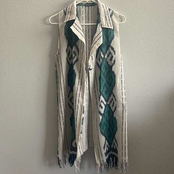 Jackets & Blazers - Sleeveless boho trival Kimono Vest